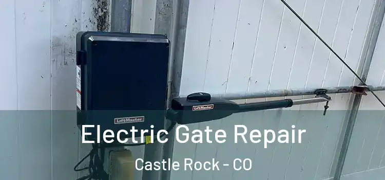 Electric Gate Repair Castle Rock - CO