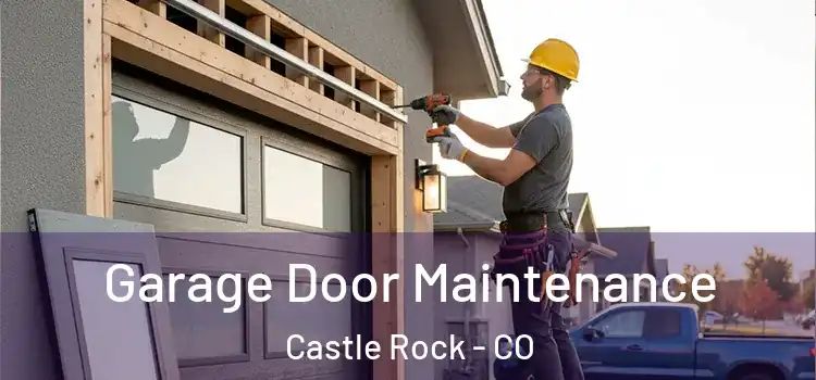Garage Door Maintenance Castle Rock - CO