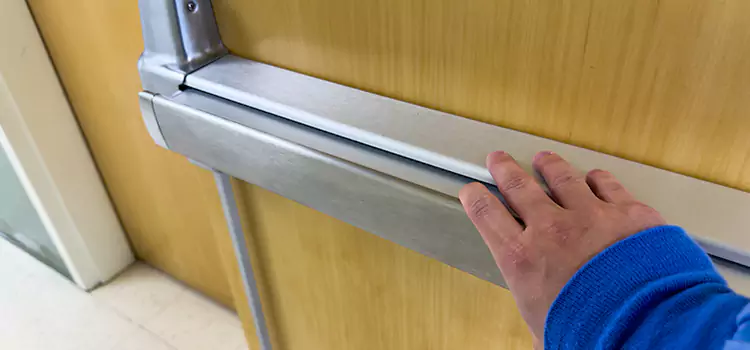 Installing a Push Bar on a Door Castle Rock